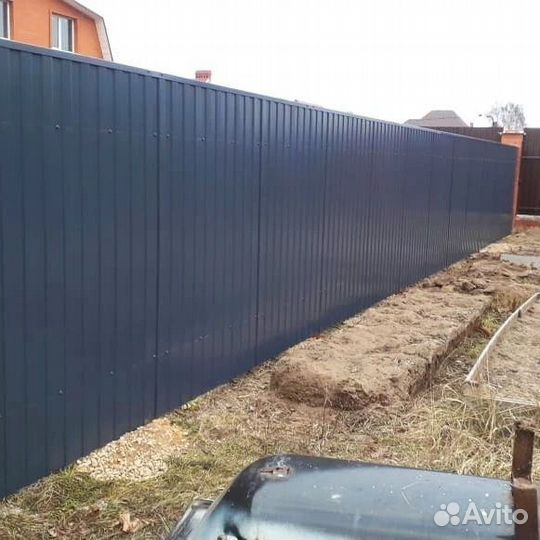 Забор из профнастила