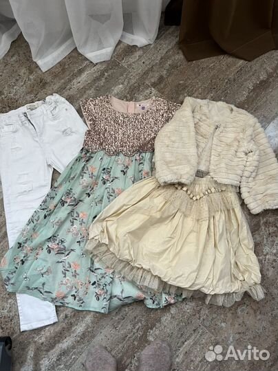 Платье, костюм, джинсы на рост 140 см