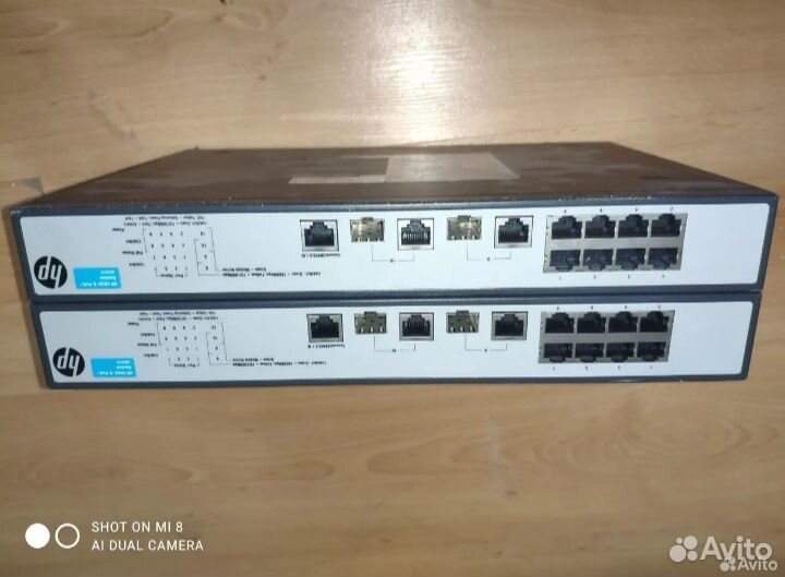 Свич коммутатор HP 1910-8-PoE+ Switch JG537A