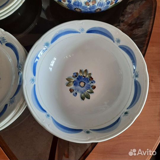 Винтаж Столовый сервиз СССР фаянс зик