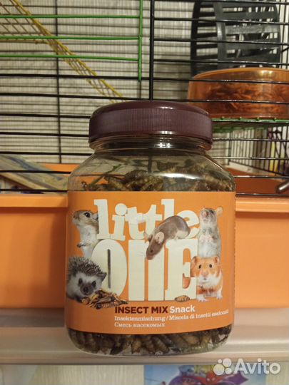 Корм червяки микс хомяку, крысе, ежу, мышке