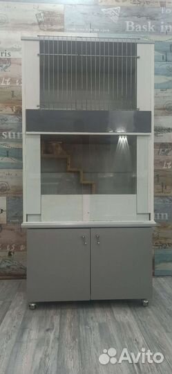 Клетка витрина вольер стеллаж для грызунов