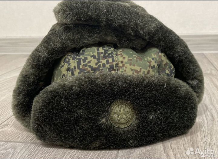Шапка ушанка военная