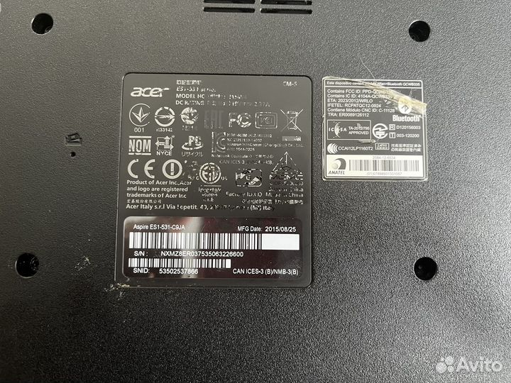 Acer n15w4 и Irbis TW78