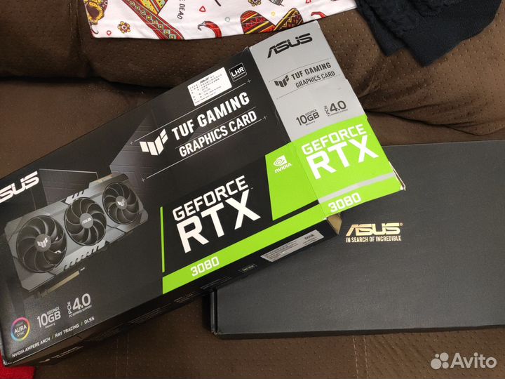 Видеокарта RTX 3080 tuf gaming 10gb