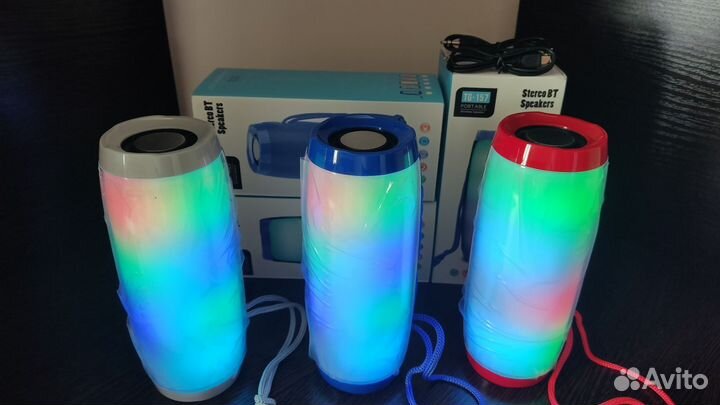 Bluetooth колонка T&G TG-157 с подсветкой