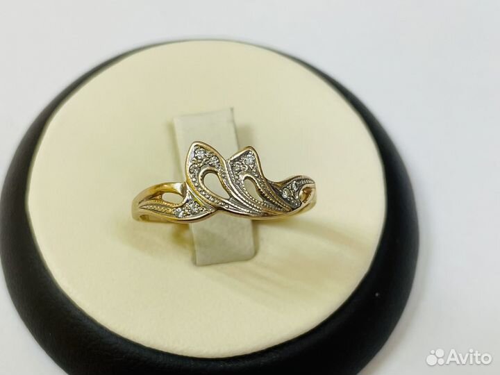 Кольцо золотое 17,25 р-р (Богородск)