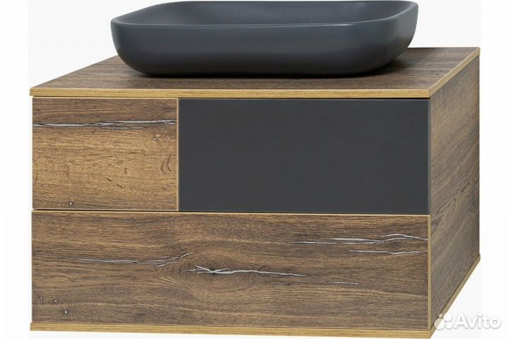 Тумба под раковину Misty п-кол-01080-074п Коричне