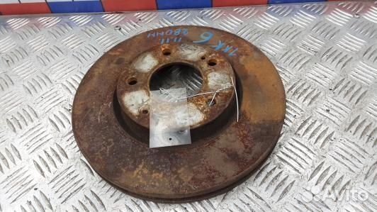 Диск тормозной передний hyundai tucson JM (1KK06N6