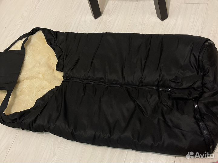 Зимний конверт из овчины (детский)