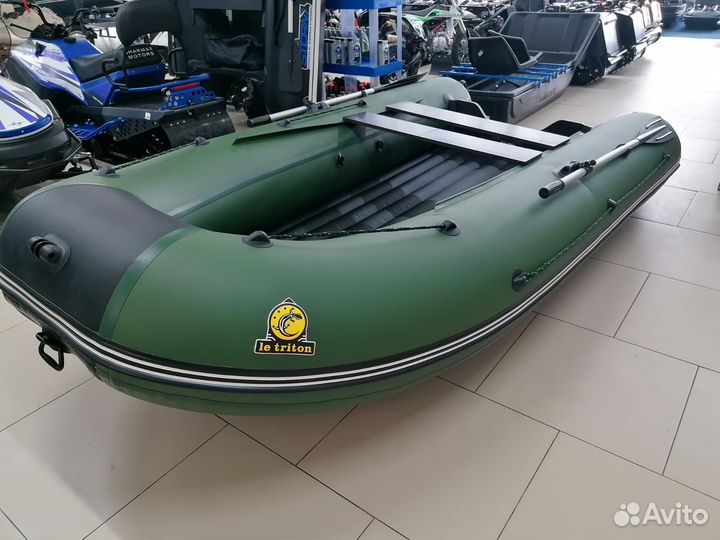 Лодка пвх Triton Air 330 зелено-черная