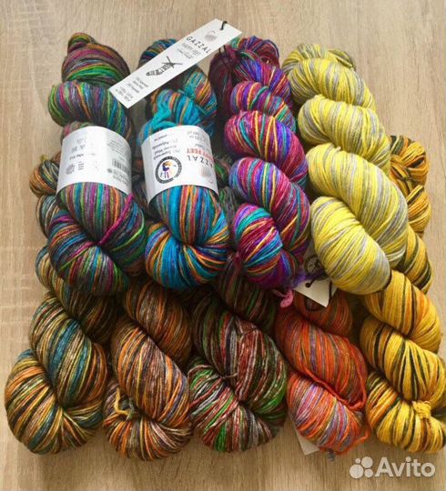 Пряжа носочная шерсть