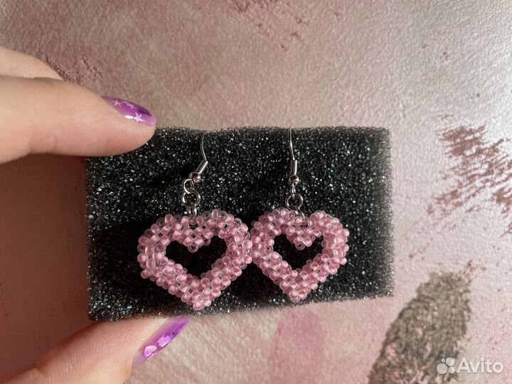 Серьги из бисера