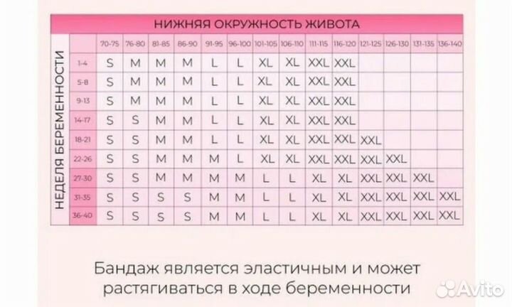 Бандаж для беременных