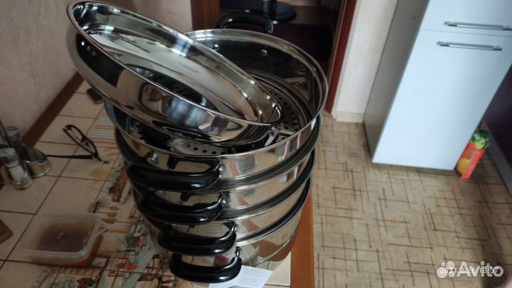 Мантоварка четырехуровневая новая