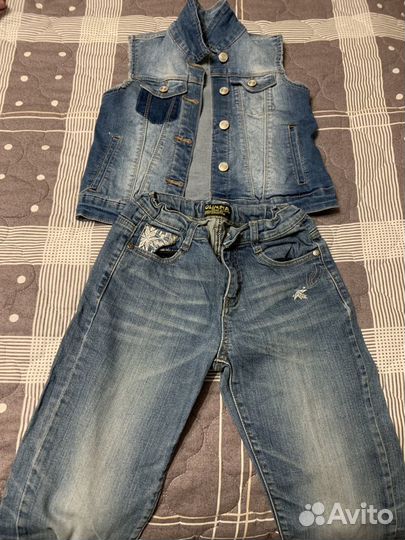 Пакет вещей для девочки, размер 140, 16 предметов