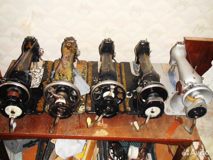 Ручные швейные машины пмз 2М 1А и 1М. Всего 5 шт