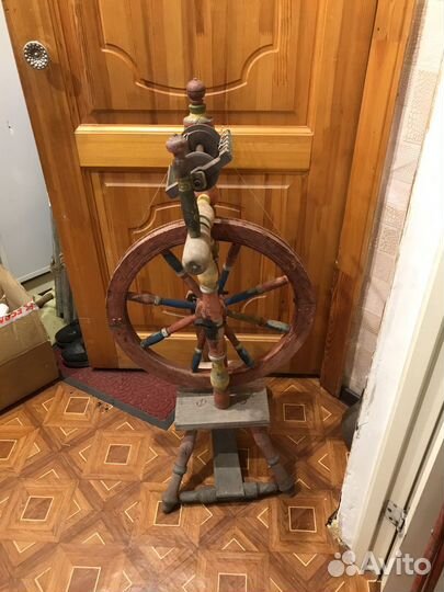 Прялка деревянная старинная