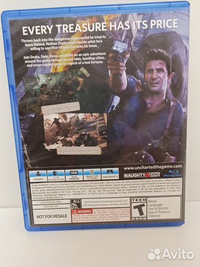 Uncharted 4 A Thief's End PS4