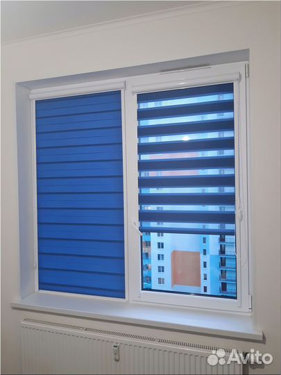 Рулонные Шторы Зебра на пластиковые окна