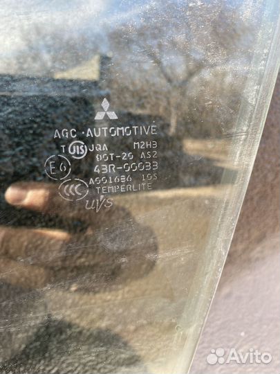 Стекла боковые Mitsubishi Lanser 10 uvs