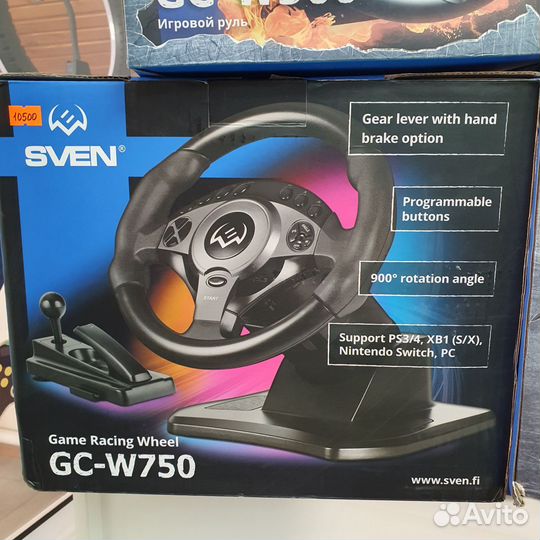 Руль с педалями для пк, PS3, PS4, xbox 360, ONE