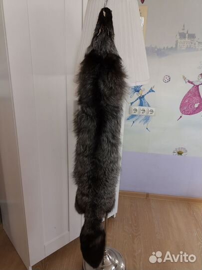 Шкурка чернобурки цельная