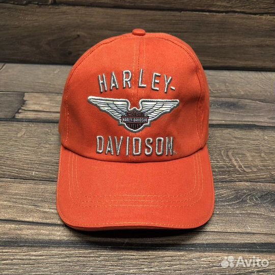 Бейсболка Harley Davidson orange