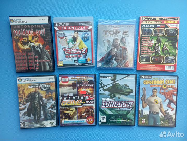Игры на дисках для пк и PS3