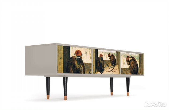 Тв-тумба T4 - Сатин - Two Monkeys