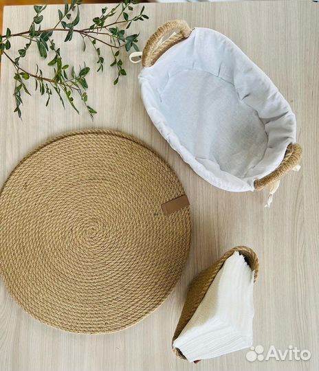 Набор для сервировки стола джутовый