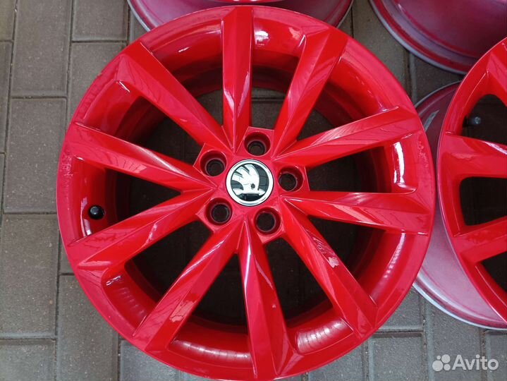 Оригинал Skoda r-16 (5x100) 4 шт. мало б/у