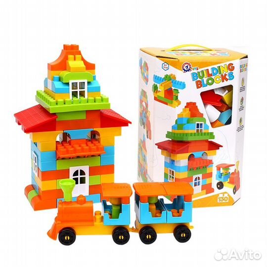 Конструктор из 130 деталей в коробке