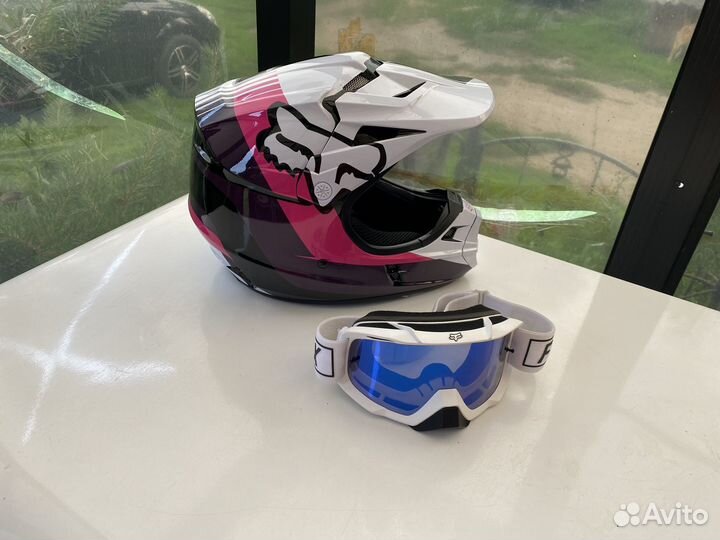 Шлем и очки