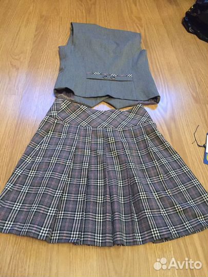 Школьная форма (134- 140) + рубашка+ водолазка