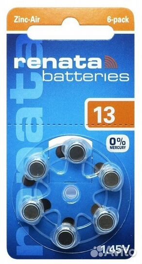 Батарейка тип 13 1 шт