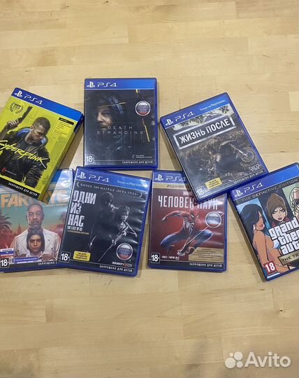 Продажа Игр на playstation 4,5