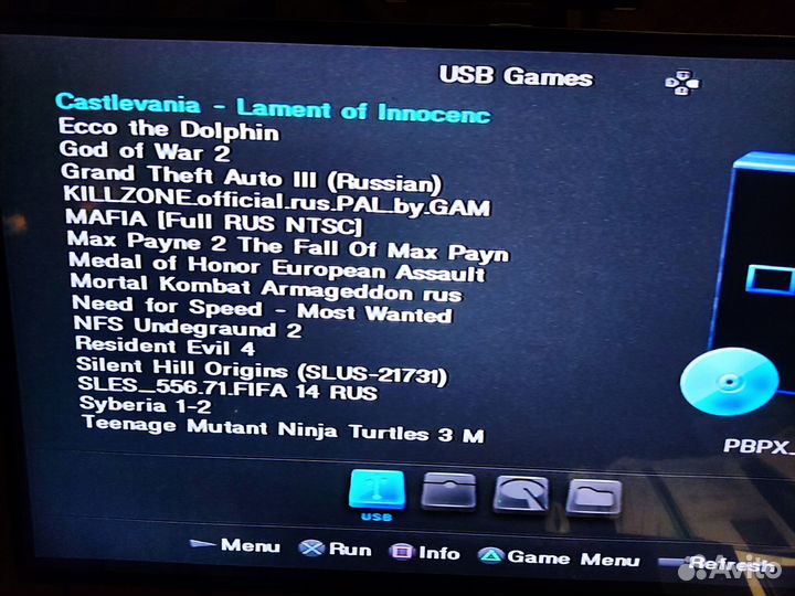 PS2 slim 64gb + 174 игр на флешке + 2 лиценз диска