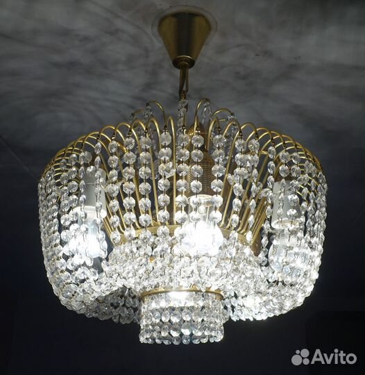 Люстра хрустальная богемия чехия