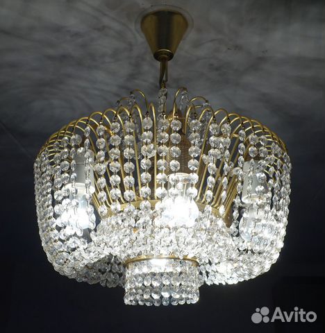 Люстра хрустальная богемия чехия