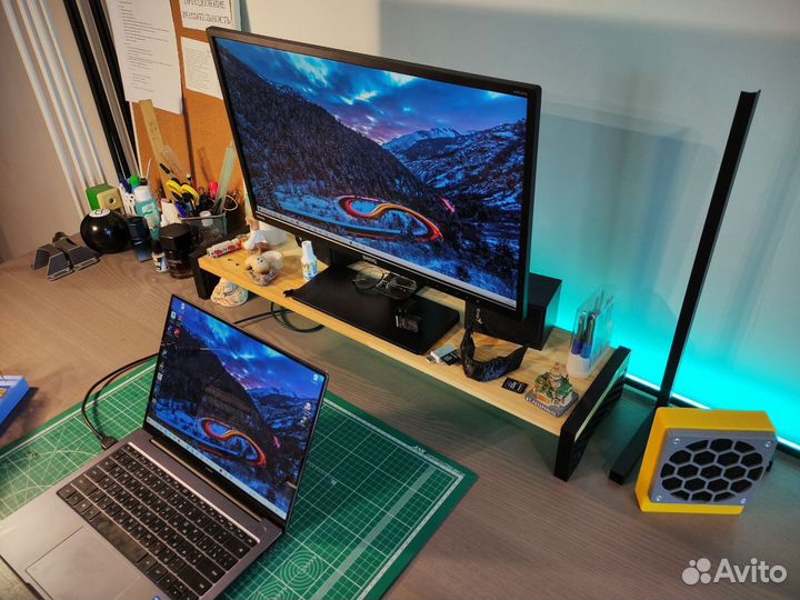 Подставка для монитора waves stand