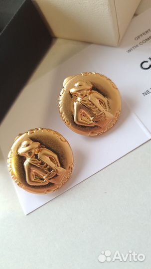 Серьги chanel