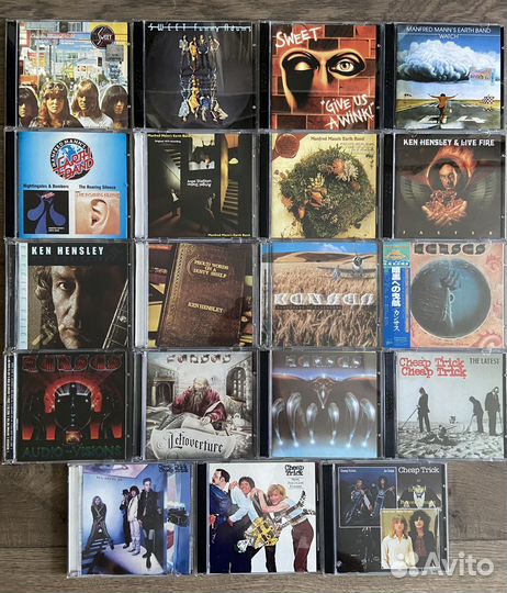 Cd диски Blues, Art rock, Classic rock, Hard rock