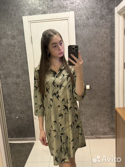 Платье рубашка женская