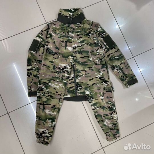 Флисовый костюм мужской военный Мультикам