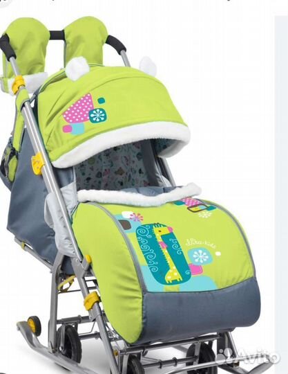 Санки коляска ника 7 2