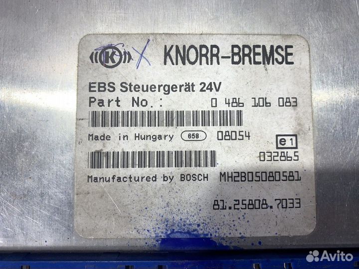 Блок управления ABS/EBS Man TGS, Man TGX