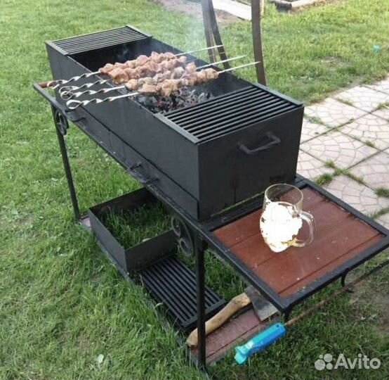 Кованый мангал новый для дачи