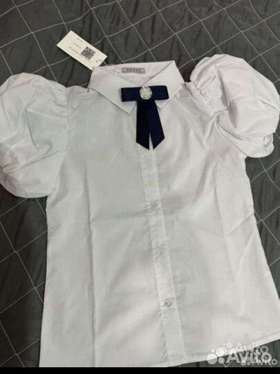 Новая школьная блузка для девочки,40, 42