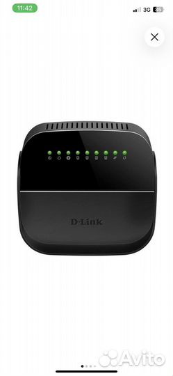 Wi-Fi роутер D-link DSL-2640U/R1A, черный